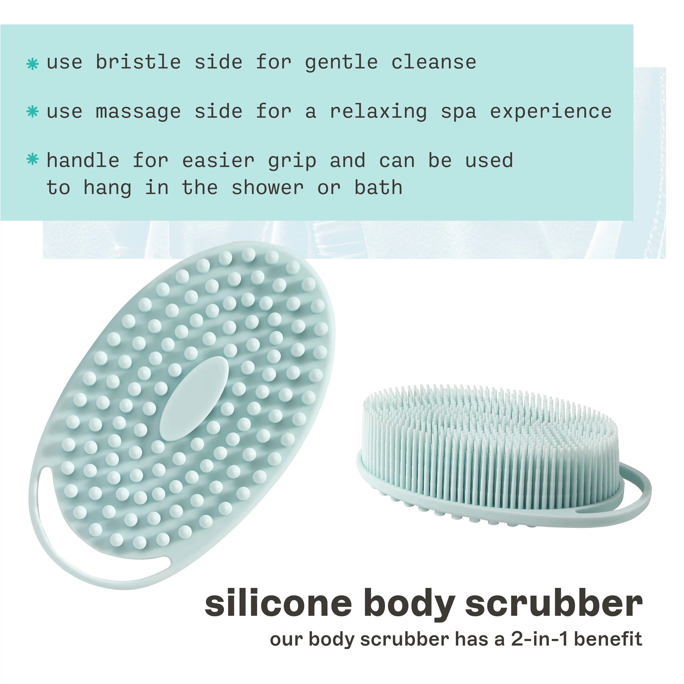Mua Freeman Premium Exfoliating Silicone Body Scrubber, Easy to Use