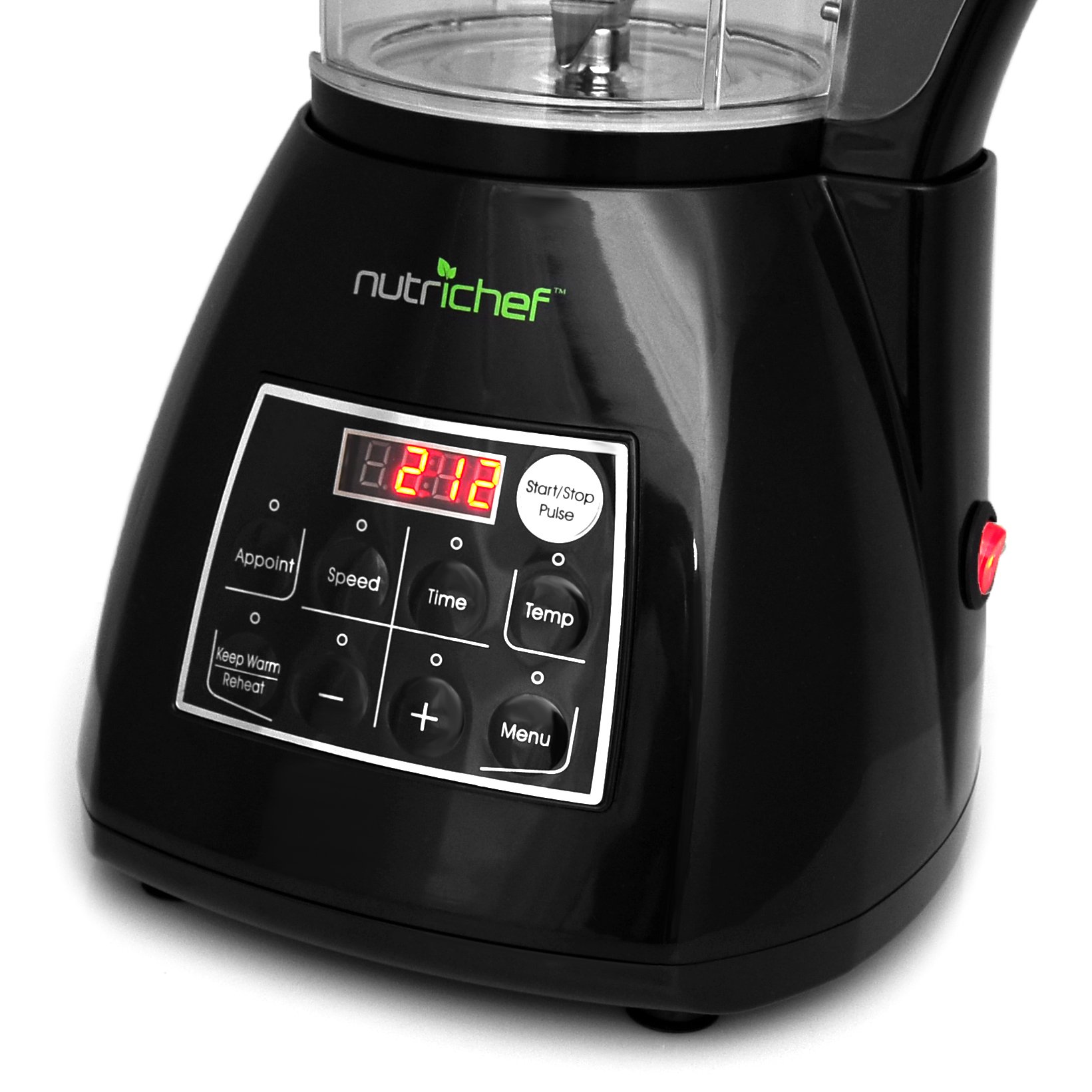 Upgraded NutriChef Pro Soup Maker & Blender Multifunction Machine Hot and Cold, Juicer, Soup