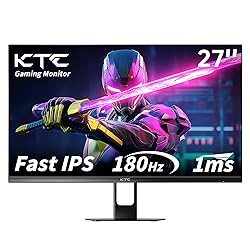 KTC 27 Inch Gaming Monitor 180Hz, Full HD 1920x1080