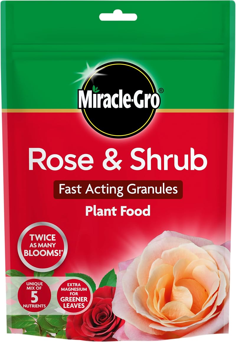Miracle-Gro Rose and Shrub Fast Acting Granules 750 g Plant Food