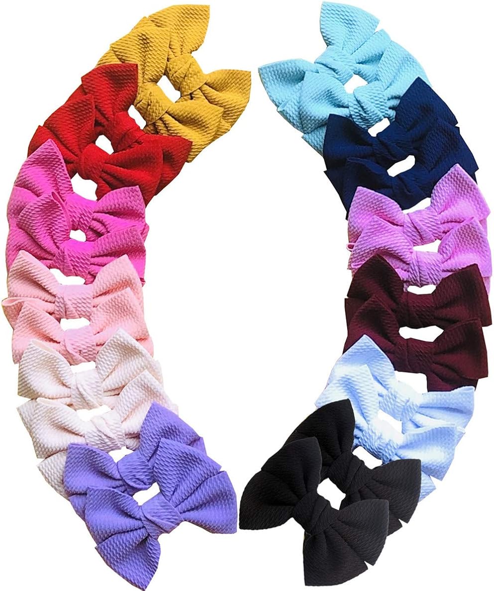 60-teiliges Haarschmuck Set Mädchen - Elastische Haargummis Lila & Blau