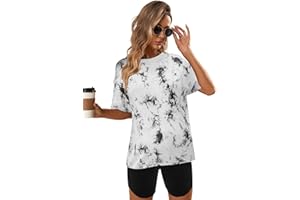 OYOANGLE Women's Maternity Pajama Set 2 Piece Summer Casual Short Sleeve T-Shirt and Shorts Loungewear