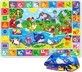 QUOKKA ABC Baby Play Mat 150x112 cm Non-Slip Plush Crawling Floor Rug view 8