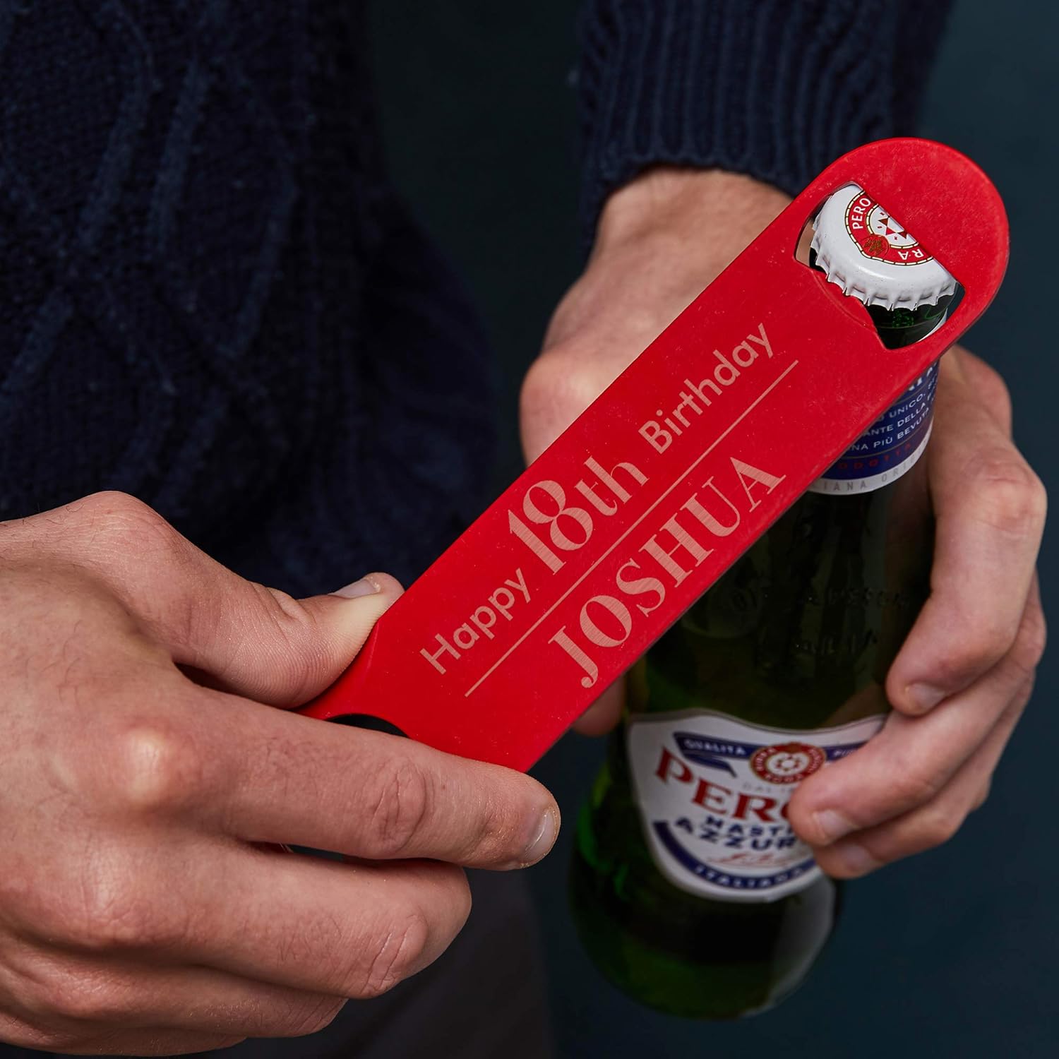 Beer Bottle Opener Custom Engraved, Gift for Dad Personalized Gift for