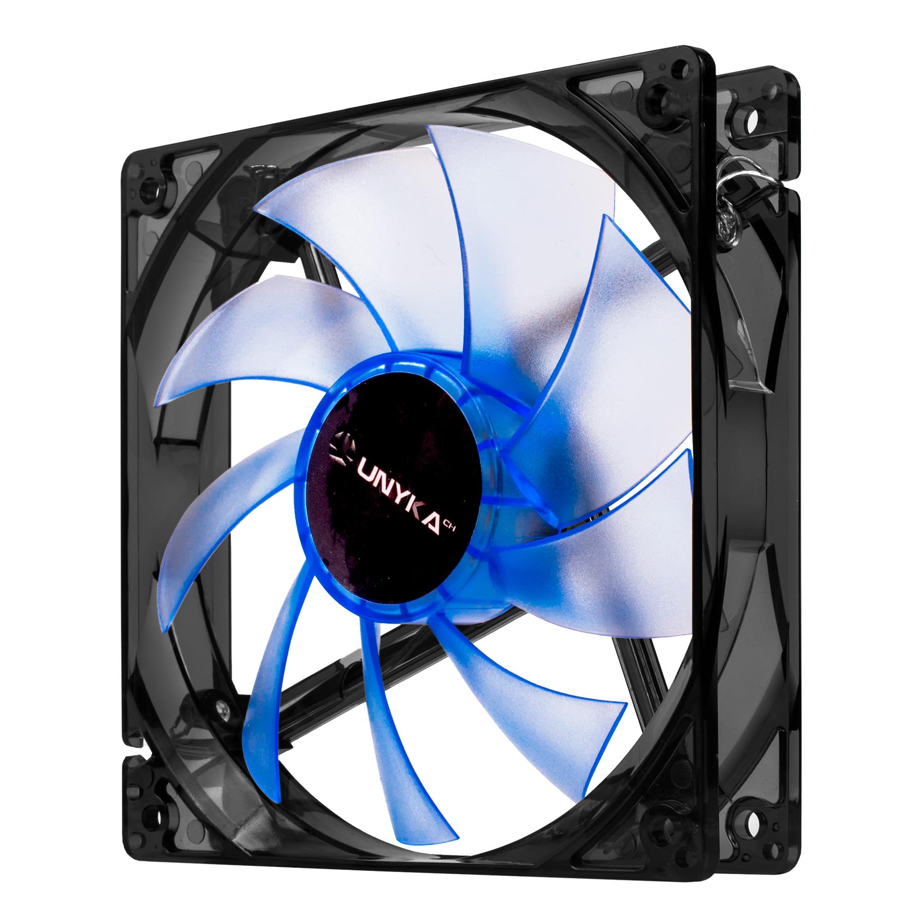 UNYKAch 51791 Fan, Cooler and Radiator PC Case – Fans, Coolers and Radiators (PC Case, Fan, 12 cm, 1200 RPM, 19 dB, Grey, Transparent)