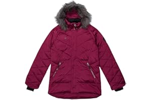 Obermeyer Kids Meghan Jacket For Big Kids - Fleece Chin Warmer With Droptal Hemline, Cosy and Breathable Jacket