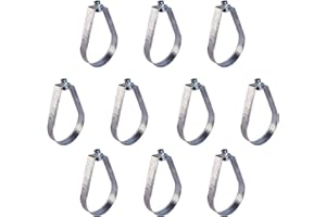 Highcraft ITSO-HQ02-10 Swivel Loop Pipe Hanger, Pre-Galvanized Steel, 2 in., 10 PK