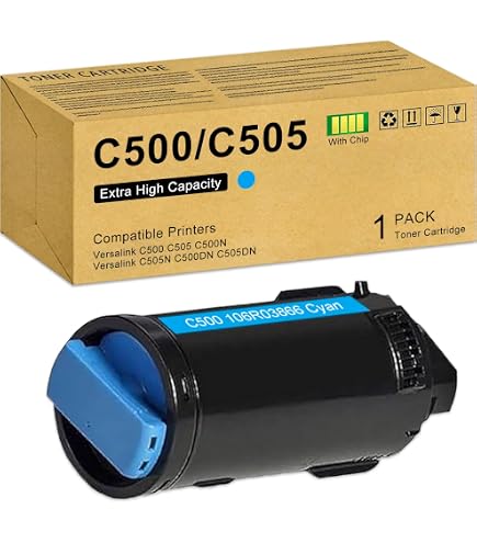 Amazon.com: Versalink C500 / C505 Toner Cartridges (4-Pack, BK/C/M