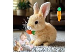 EMEQZOA Bunny Pal Easter My Realistic Rabbit Toy, Interactive Plush Rabbit Toy, Bunny Dancing with Realistic Actions, Jumping, Twitching, and Shining Shaking Ears, Cute Rabbit for Kid Adult Easter Gift