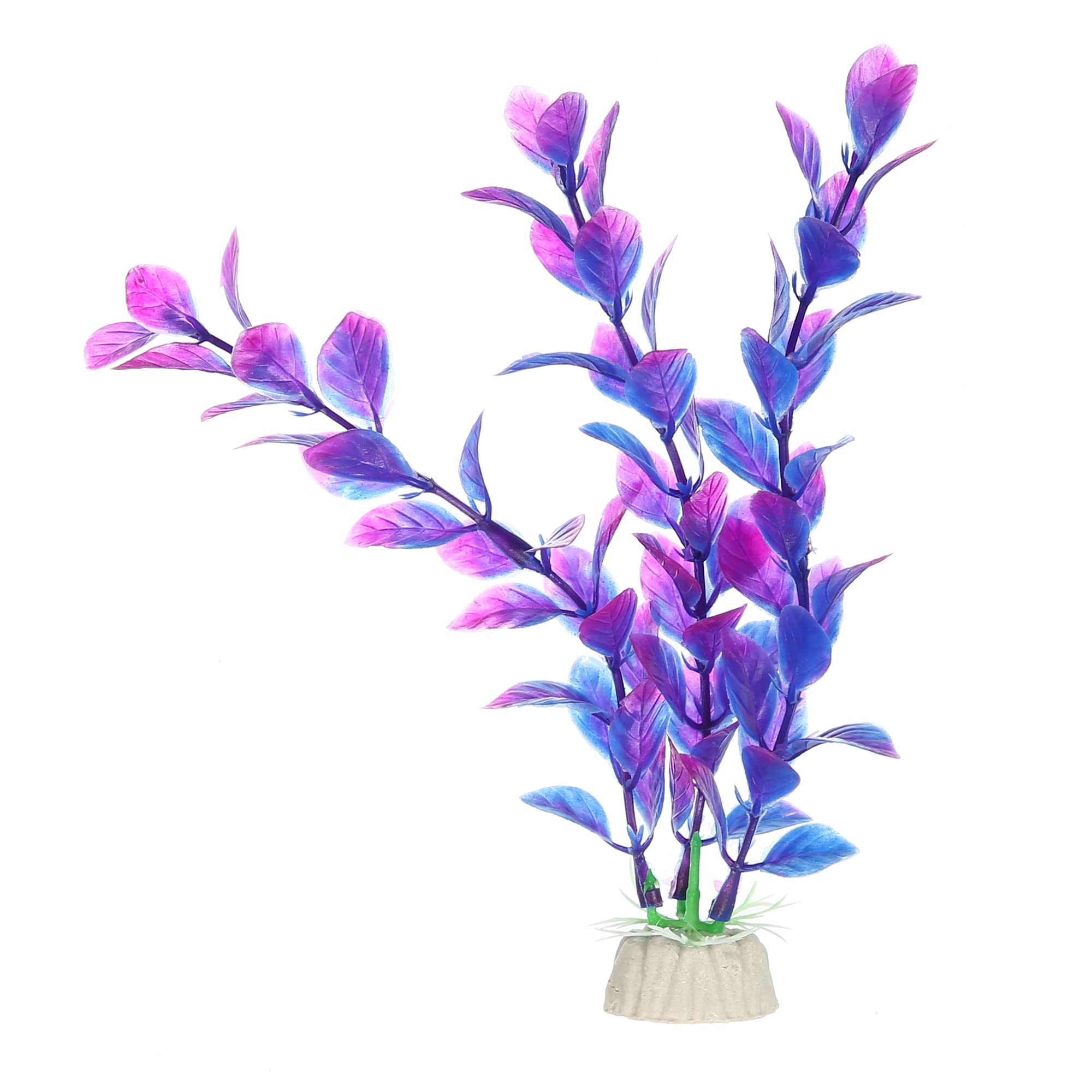 VOCOSTE Fish Tank Aquarium Artificial Plants, Purple, 18.5cm