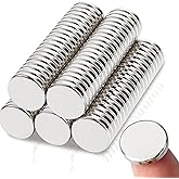 100Pcs Super Strong Neodymium Magnets Disc, 15 x 3mm Powerful Round Rare Earth Magnets Heavy Duty for Whiteboard, Small Decorative Magnets for Crafts Refrigerator Industrial Fridge DIY Models