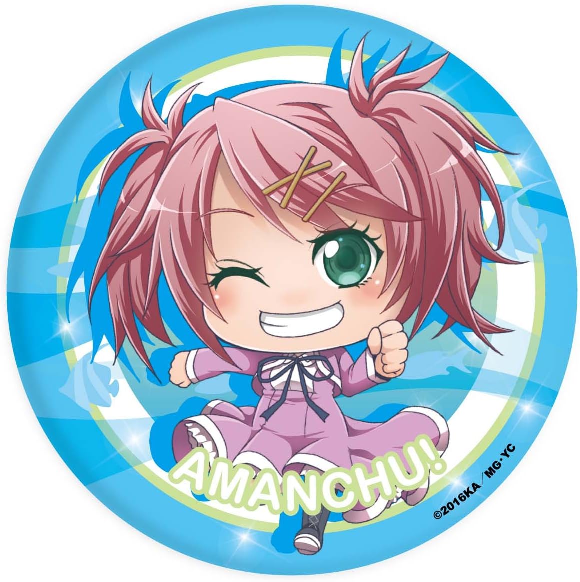 Amazon 缶バッジ あまんちゅ 03 二宮愛 バッジ ホビー