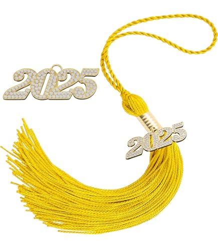 2026 Graduation Tassel With Signet Charm - Maroon & Gold 9-inch Tassel For Graduation Cap