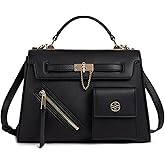 HOZYU Recycled Genuine Leather Purses and Handbags for Women Shoulder Bag Designer Top Handles Crossbody Bag