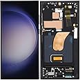 6.8 inch Original for Galaxy S23 Ultra, LCD Display Digitizer S23ultra 5G S918B LCD Screen Replacement with Frame, EU International Version, Support Fingerprint (Matte