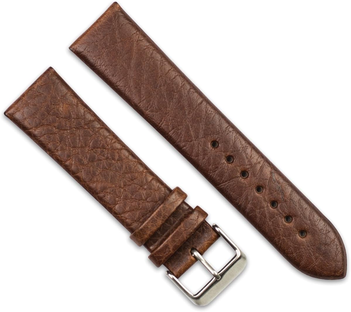 debeer watch bandsDistressed Leather Watch Band - Brown - 20mm