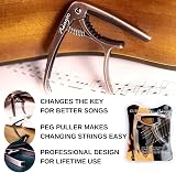 Adagio Deluxe Bronze Capo for Acoustic & Electric Guitars with Quick Release view 3