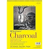 Strathmore Charcoal Paper Pad, 32 Sheets, 9 x 12-inch, White (330-9)