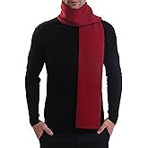 BEENIUBEE Scarf for Men,100% Merino Wool Mens Scarf Winter,Warm Soft Cashmere Australian Wool Scarves for Cold Weather