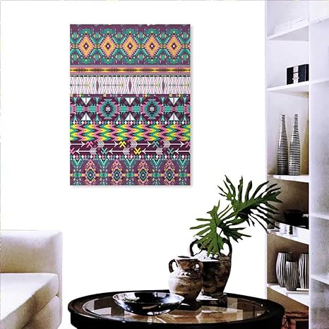 Calida Familia Nativa Americana Lista Para Colgar Decoracion Del