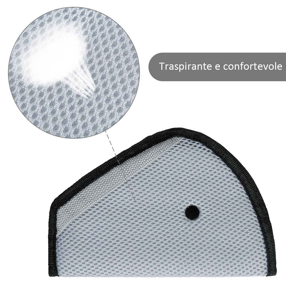 Cuscini Cintura Sicurezza Bambini - 2 Pezzi Imbottiti Per Auto