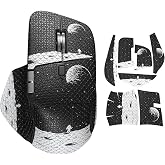 immoenuc Mouse Grip Tape for Logitech MX Master 4 Wireless Mouse, Anti-Slip Sweat-Resistant Pre-Cut Skin, 0.8mm Ultra-Thin Self-Adhesive Sticker for Gaming &amp; Office (Earth Pattern)