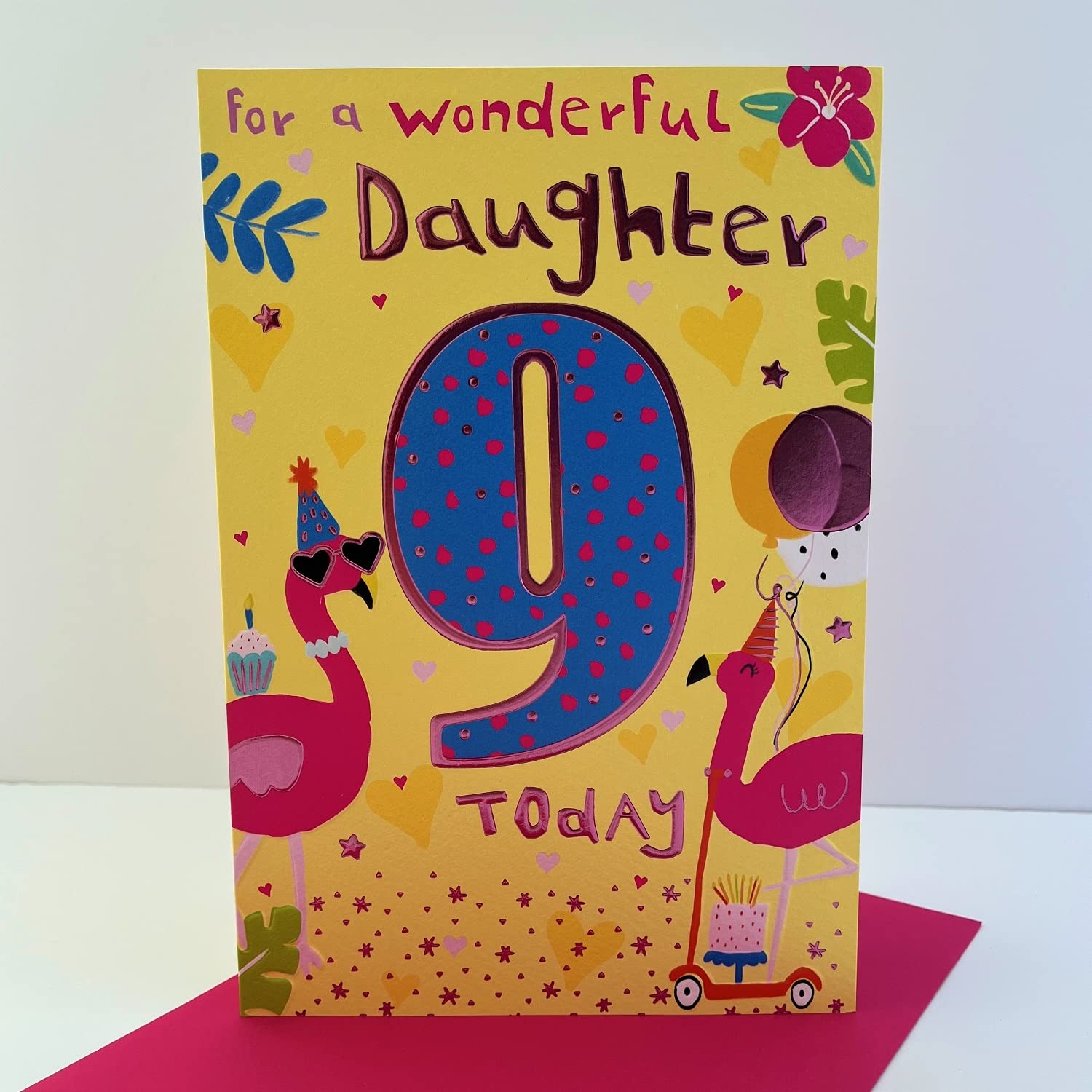 For A Precious Daughter on Your 9th birthday card - 7804 CG