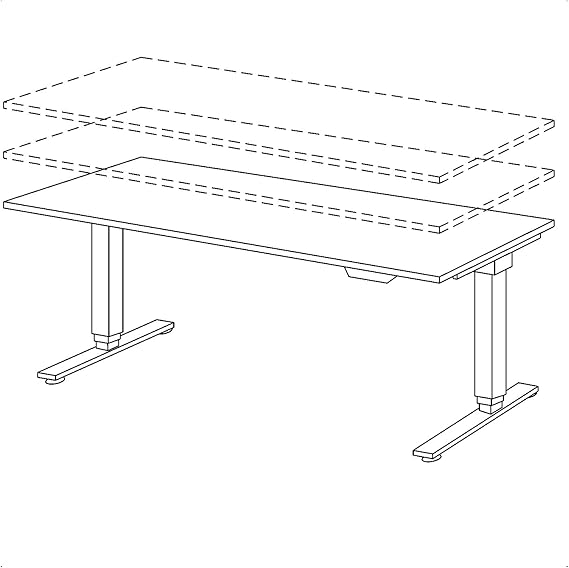 Hammerbacher Schreibtisch Elektrisch Hohenverstellbar Burotisch Ohne Storende Quertraverse Buroschreibtisch In 4 Grossen 6 Dekoren Weiss Rechteck 180x80 Cm Amazon De Kuche Haushalt