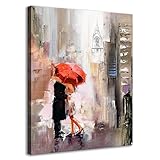 RUISHI Canvas Wall Art Modern New York Cityscape