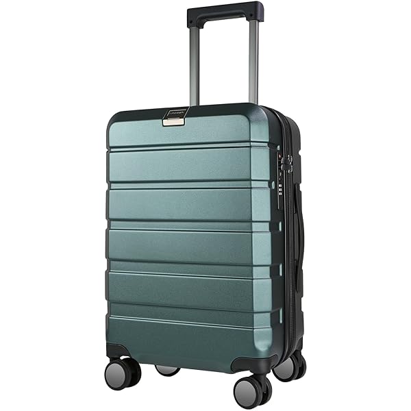 KROSER HARDSIDE EXPANDABLE CARRY ON LUGGAGE WITH SPINNER...