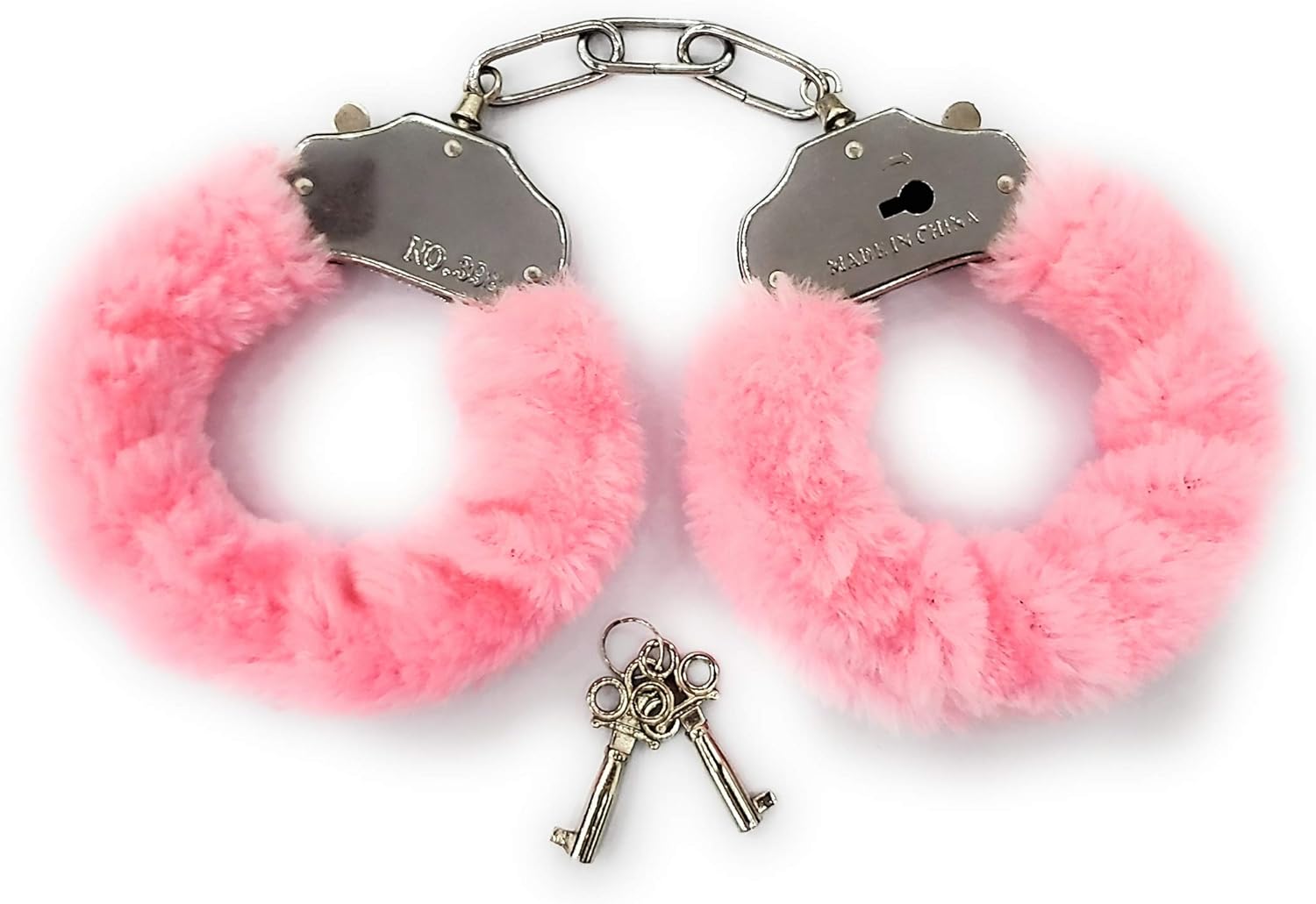 Jasincess Plüsch Handschellen mit Schlüssel Spielzeug Handschellen