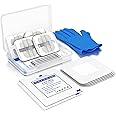 Zip Stitch Wound Closure Kit Device, Butterfly Bandages, Surgical Quality, Emergency Laceration Closures, Suture-Free Surgical Repairment,Quick Clot for Easy Use, First Aid Wound Care (White 4)