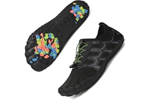 ZIITOP Quick Dry Barefoot Beach & Pool Shoes - Slip-on for Women & Men, Surf, Yoga & Water Sports
