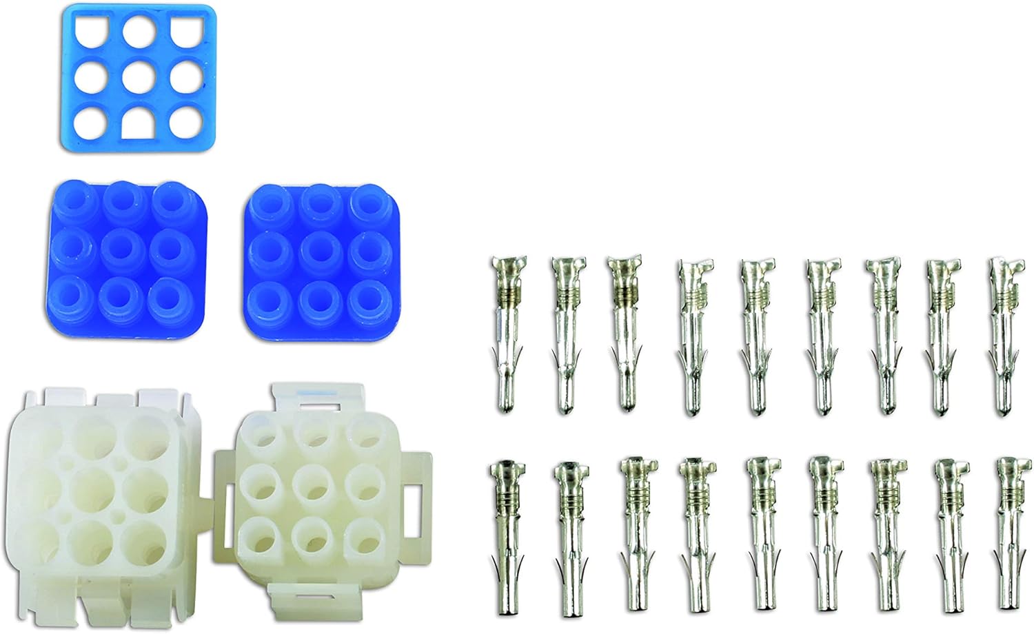 Connect 37515 Mate-N-Lok 9 Pin Connector Kit 23pc
