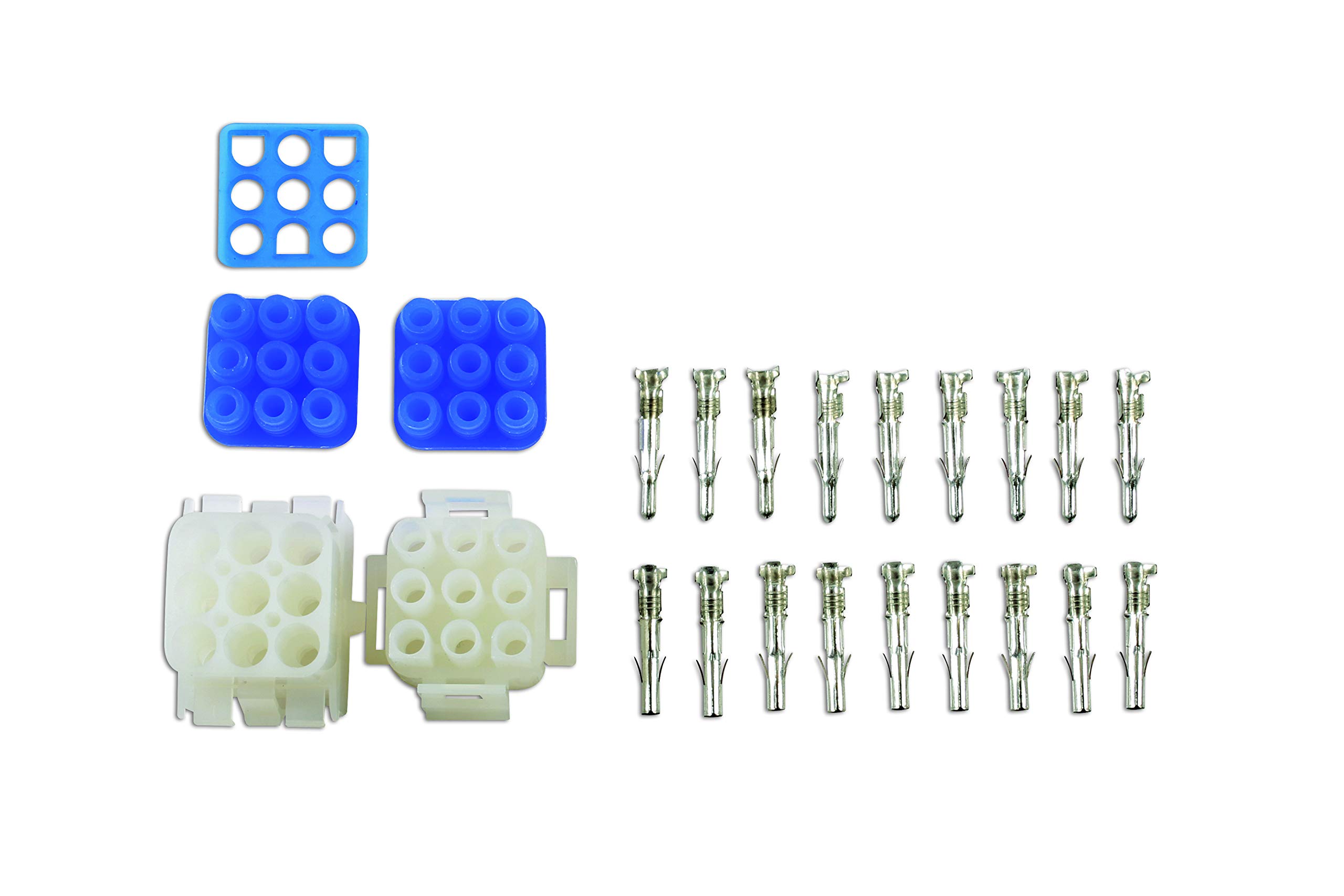 Connect 37515 Mate-N-Lok 9 Pin Connector Kit 23pc