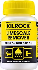 Kilrock Limescale Remover Gel 160ml with Brush Cap - Non-Drip Formula