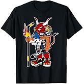 Creatureopolis Chicago Beast Black Cotton T-Shirt - Classic Fit, Round Neck, Short Sleeve, Adult Size