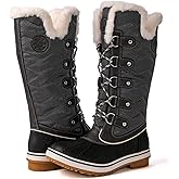 kingshow Globalwin Women’s Snow Boots – Mid-Calf-Length Winter Boots For Women with Faux Fur Lining, Insulated Cold Weather Protection, and Non-Slip Traction Sole