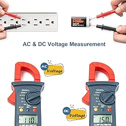 AstroAI Digital Clamp Meter 2000 Counts, Multimeter