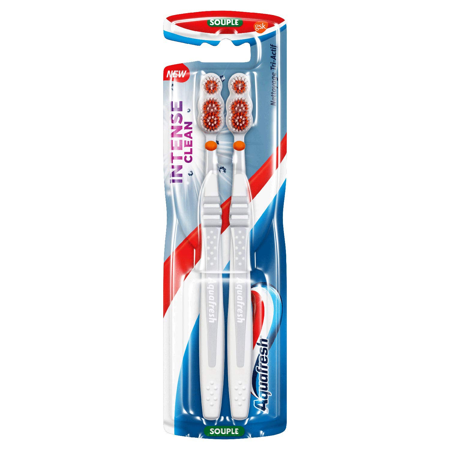 Aquafresh Intense Clean Toothbrush, Soft, Random Colour