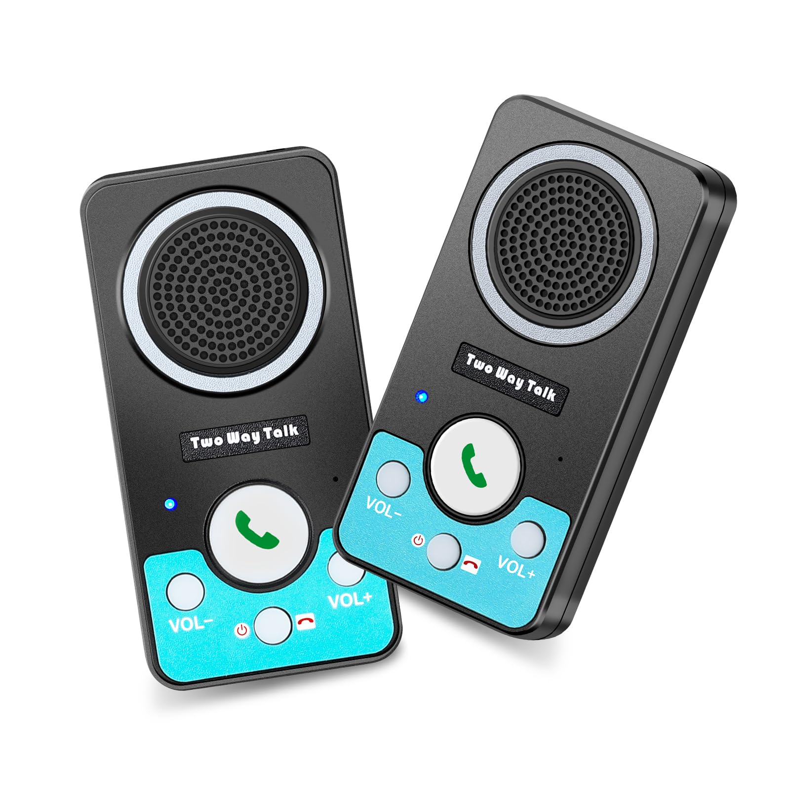 Photo 1 of UHAXZ Intercoms Wireless for Home, Full Duplex Long Range Wireless Intercom, 8 Volume Levels, 4 Chime Intercoms, 2 Way Intercom for Home, Business(2 Packs Black)