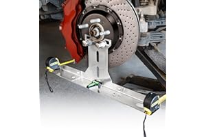 Toplamper Upgraded Heavy Duty Wheel Alignment Tool Kit with Tape Measures, Stainless Steel Automotive Toe Alignment Tools Hub Stands Balancing Plates for Car Truck SUV (Patent Design)