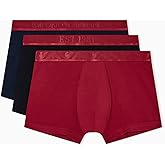 Emporio Armani mens Shiny Logo Band 3 Pack Trunk