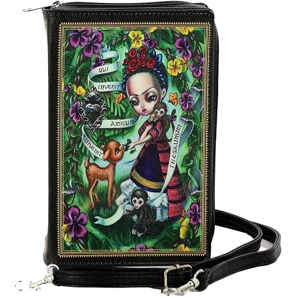 Things2Die4 Vinyl Phantom Of The Opera Book Handbag Novelty Clutch Purse Crossbody Bag in the Bags & Backpacks department at