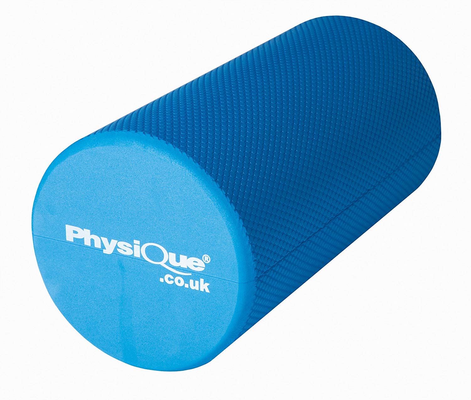 Physique Pro Foam Roller Blue - Back, Leg and Body Deep Tissue Muscle Massage - Gym and Exercise Roller for Trigger Point Self Massage and Muscle Tension Relief (30CM Full Round)