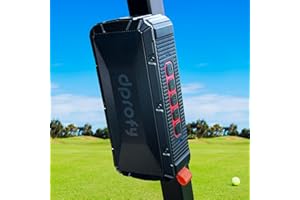DPROFY Pro Portable Magnetic Bluetooth Golf Speaker Wireless Waterproof IPX6/Shockproof 3rd Generation Magnetic Golf Speakers for Golf Cart 24Hour Battery Golf Accessories Golf Gifts(TWS & SD Card function)