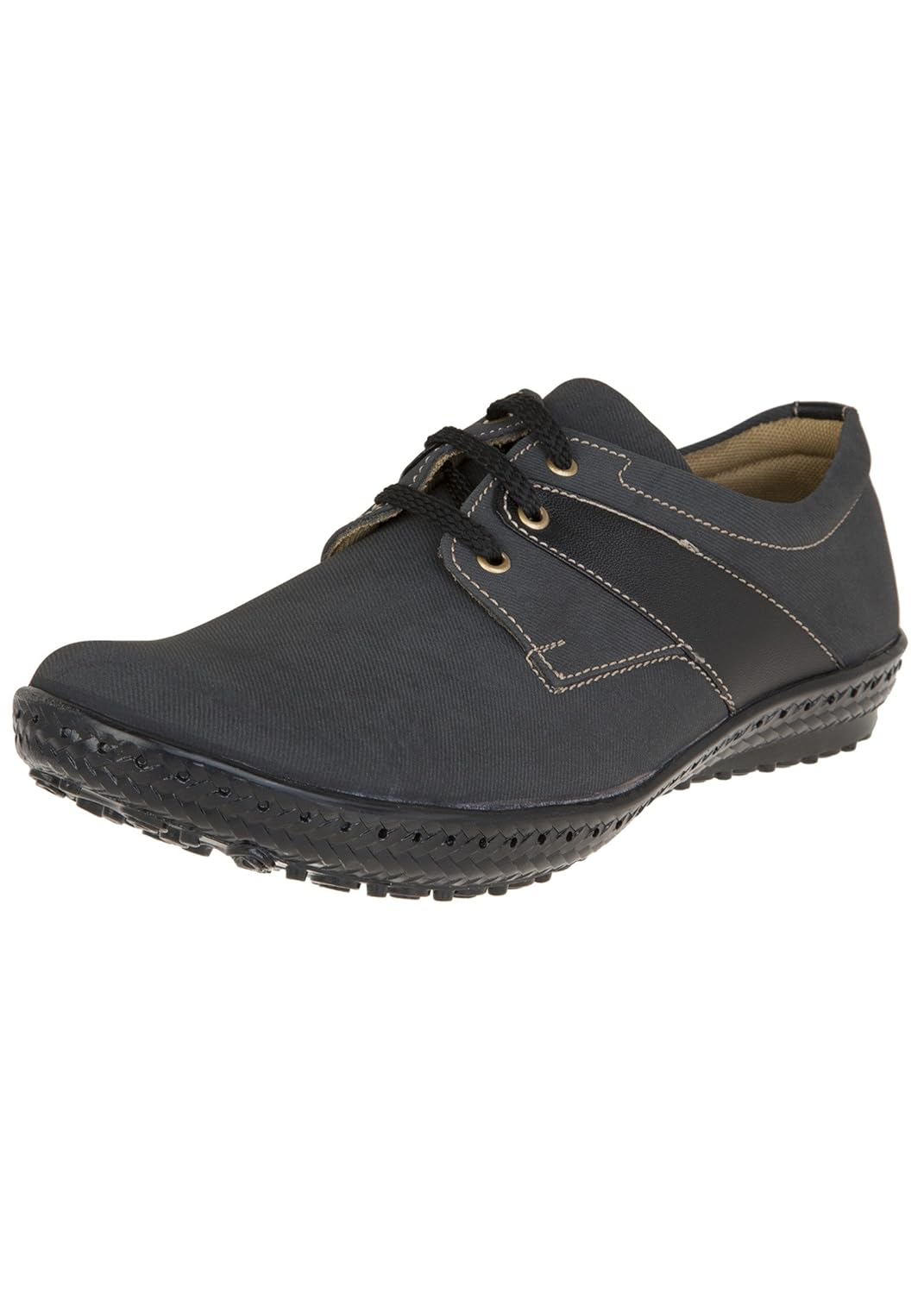 Buy Zovi Men 's Black Synthetic Sneakers (10 UK) at Amazon.in
