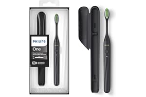 Philips One by Sonicare Rechargeable Toothbrush, Black, HY1200/26