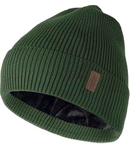 Winter Hats for Women Fleece Lined Beanie Knit Chunky Womens  display picture 1