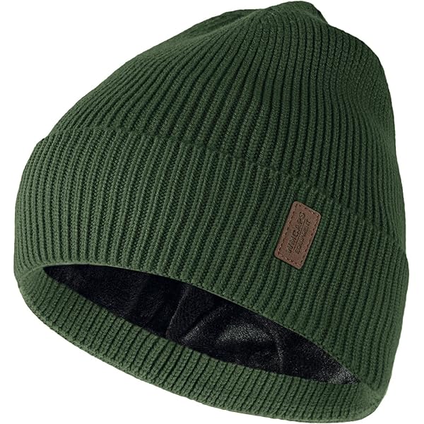 PZLE Knit Beanie Men Blue Stocking Cap Watch Caps Blue Winter